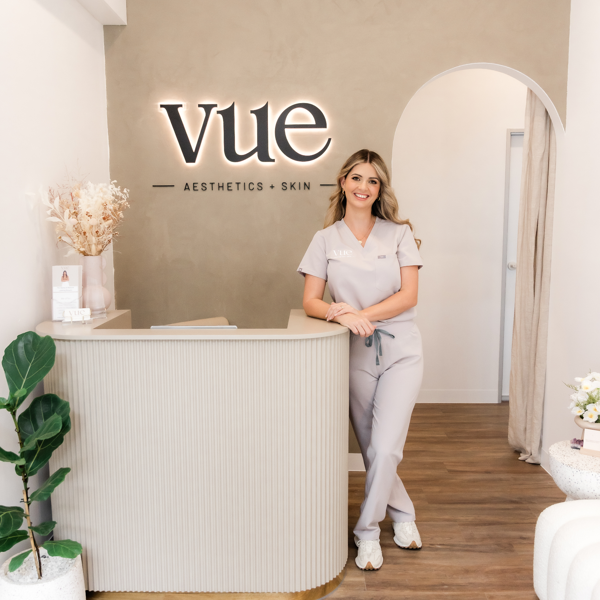 Vue Aesthetics + Skin reception, North Lakes